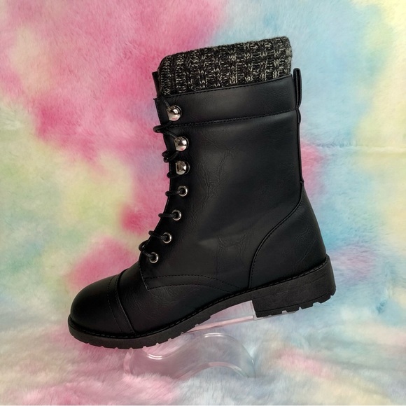 CHILDREN ANKLE BOOT (POET28K) BLACK PU - Picture 10 of 11